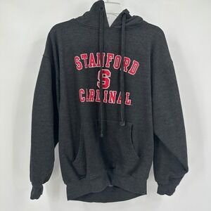 Cadre Stanford Cardinal Mens Hoodie Size M Pullover Embroidered Collegiate Black